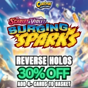 Surging Sparks - Reverse Holo Pokemon Cards - Choose your own! - Picture 1 of 166