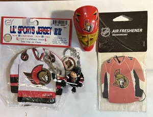 J.F. Sports - Ottawa Senators Lil' Brat & Jersey Air Freshener Jersey Key Chain - Picture 1 of 3