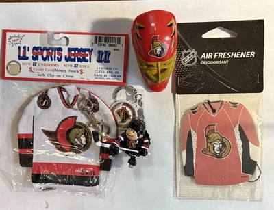 J.F. Sports - Ottawa Senators Lil' Brat & Jersey Air Freshener Jersey Key Chain - Image 1 of 3