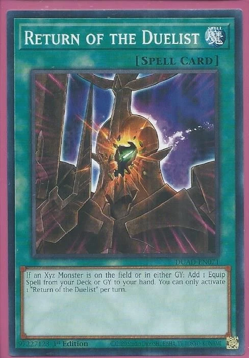 Yugioh Return of the Duelist Common DUAD - Image 1 of 1