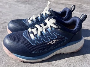 Keen Composite Toe Damenschuhe Größe 6,5 W blau ReGEN Utility Arbeit - Bild 1 von 10