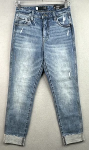 Kut From The Kloth Jeans Womens 00 Blue High Rise Catherine Boyfriend Distressed - Picture 1 of 10