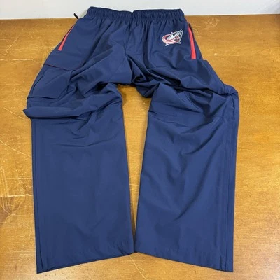 Columbus Azul Chaquetas Pantalones Para Hombre Medio Azul Carga Bolsillo Fanáticos NHL Foto 1 de 4