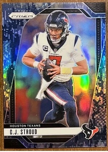 2024 Panini Prizm C.J. Stroud Blue Camo /25 Houston Texans Ohio State Buckeyes - Picture 1 of 2