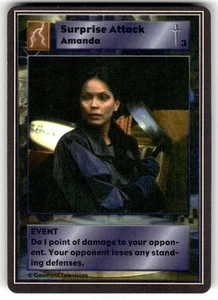 Carta Swordmaster Highlander Edizione Serie 1995 Attacco Sorpresa Amanda - Foto 1 di 4
