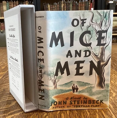 1990 Of Mice and Men by John Steinbeck - First Edition Library FEL Facsimile - Image 1 of 4
