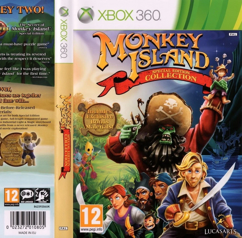 Monkey island special edition collection  (uk) inlay/cover art  - Image 1 of 1