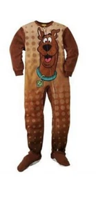 ScoobyDoo Kids Boys One Piece Footed Pyjamas Jumpsuit Size 6 - Scooby Doo - Picture 1 of 1