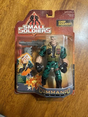 Figura de acción Hasbro Small Soldiers Commando Elite Chip Hazard en paquete Foto 1 de 4