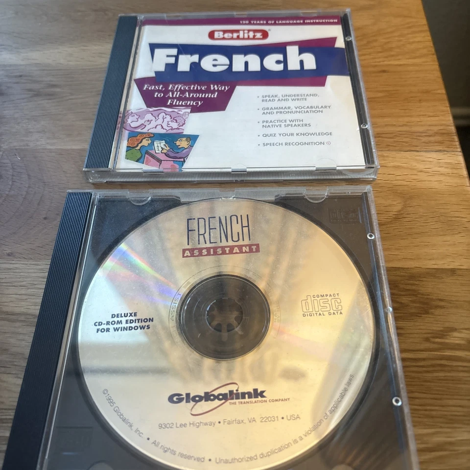 Berlitz French And French Assistant CD’s 1995 - 1997 - Image 1 of 1