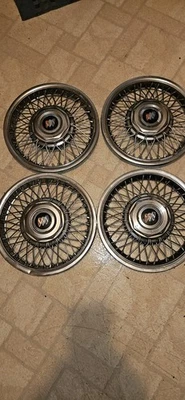 Juego de 4 tapacubos estilo cable de fábrica Buick Century Skylark 1990, 1991, 1992-1996, 14" Foto 1 de 4