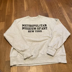 Champion Metropolitan Museum of Art New York Reverse Weave Sweatshirt grau XL - Bild 1 von 7