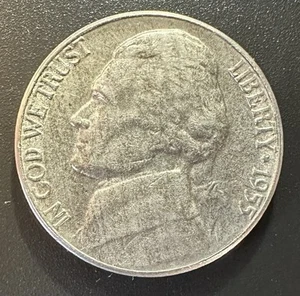 1955 P Philadelphia Jefferson Nickel Alloy Error Woody Wood Grain Effect - Picture 1 of 4
