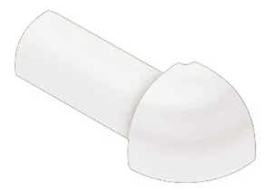 Schluter RONDEC - 3/8" Außenecke PVC - hellweiß - (E/PRO 100 BW) - Bild 1 von 3