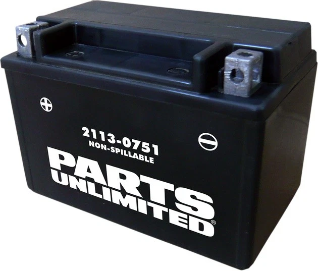 Parts Unlimited Factory Activated AGM Maintenance Free Battery 12V YTX9 #266547 - Image 1 of 1