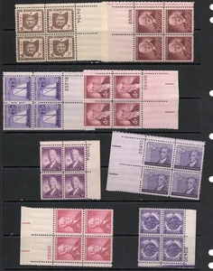 32 US Plate Blocks.SC 1008/1138 (6), SC 898-970 (26) MNH CV $47.30 (Lot 30) - Picture 1 of 4