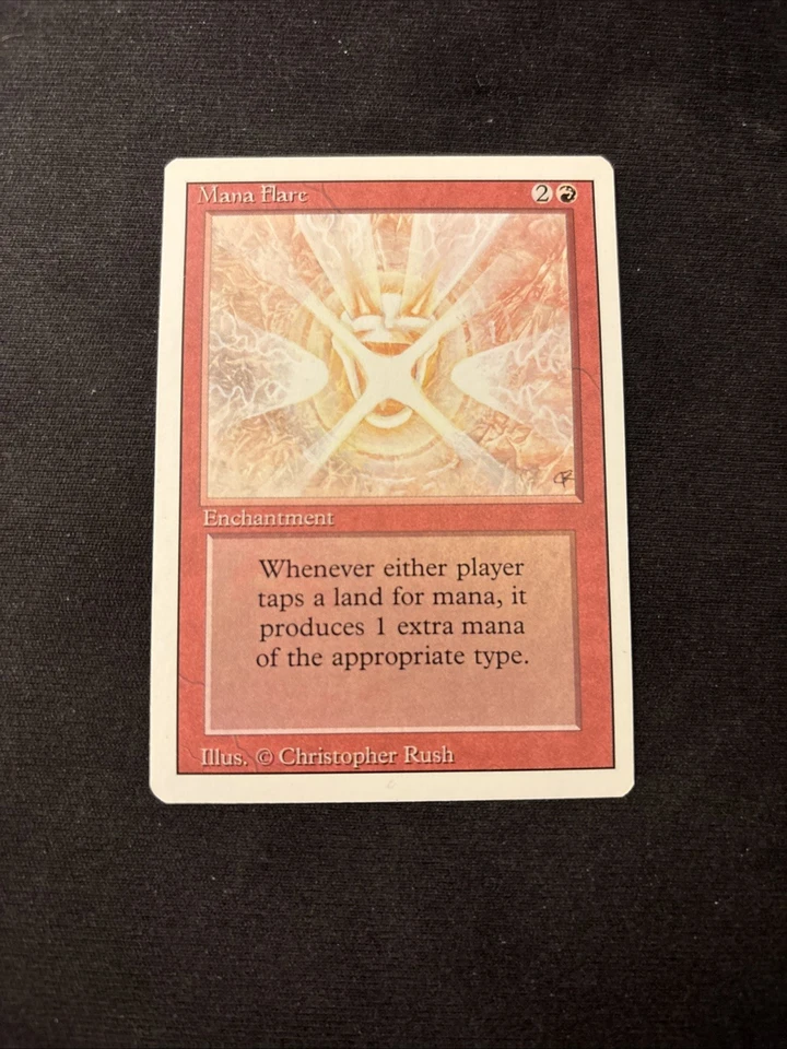 Mana Flare Revised Edition Mtg NM - Image 1 of 2