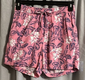 Margaritaville Island Reserve Women’s Small Shorts, Linen Blend, Pink/Purple/Wht - Picture 1 of 13