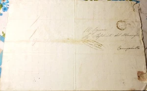 DITTATURA GARIBALDINA GOVERNO DEL DISTRETTO DI GIRGENTI 3 LUGLIO 1860 OVALE NERO - Foto 1 di 4