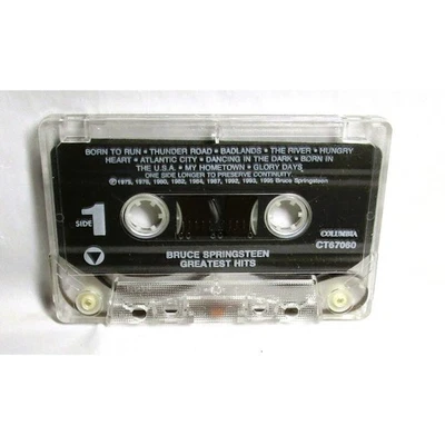 Bruce Springsteen Greatest Hits Album 1995 Music Cassette Rock Music Compilation - Image 1 of 2
