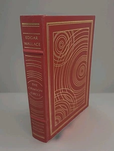 The Crimson Circle by Edgar Wallace Franklin Library 1990 Leather Collector’s Ed - Picture 1 of 9