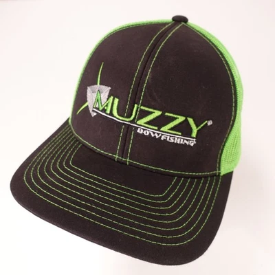 Sombrero de pesca con arco Muzzy Pacific Headwear malla Snapback verde negro Foto 1 de 4