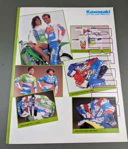 1980's  Kawasaki  Good Times Accessories Brochure Bike Catalog  Tri Fold  - Bild 1 von 9