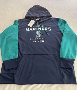 Seattle Mariners Nike Therma Fit MLB Sweatshirt 2XL - Picture 1 of 6