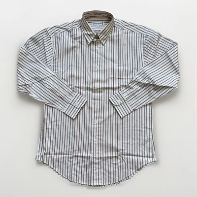 Camisa de vestir Yves Saint Laurent para hombre 15 32-33 a rayas manga larga abotonada* Foto 1 de 4