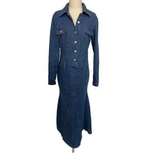 Vintage Y2K Forenza Denim Maxikleid - Bild 1 von 11