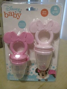 Paquete de 2 comederos para bebés Minnie Mouse de Disney Baby - sin BPA - NUEVO PAQUETE SELLADO - Imagen 1 de 4