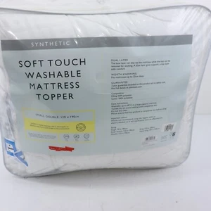 John Lewis Soft Touch Washable Dual Layer 6cm Deep Mattress Topper Small Double - Picture 1 of 5