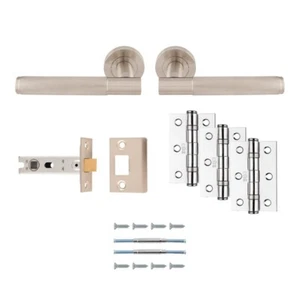 Satin Nickel Door Pack Lagos - UDP010SN/INTB - Carlisle Brass - Bild 1 von 9