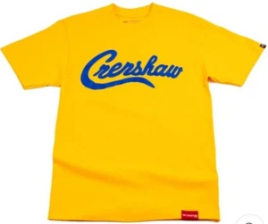 NWT The Marathon Clothing TMC Crenshaw T-Shirt Yellow / Blue Size Small - Picture 1 of 3