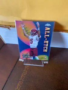 2024 TOPPS CHROME FOOTBALL JAYDEN DANIELS ALL-ETCH ROOKIE CARD RC COMMANDERS - Picture 1 of 2