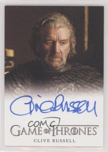 2022 Game of Thrones The Complete Series Volume 2 Clive Russell as Auto 1b8
