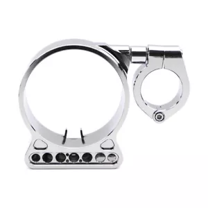 Side Mount Speedometer Relocation Bracket for Harley Sportster XL883 1200 Chrome - Picture 1 of 5