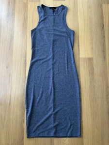 Forever 21 red cotton sleeveless tank top bodycon midi dress small - Picture 1 of 3