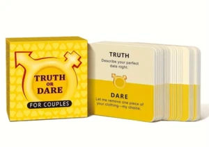 Mini Small Size Truth Or Dare For Couples Cards Games Lovers Board Game 50 cards - Picture 1 of 7