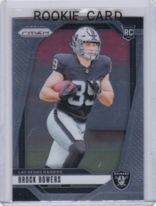 BROCK BOWERS ROOKIE CARD Las Vegas Raiders Football 2024 PRIZM $$ NFL RC! - Picture 1 of 2