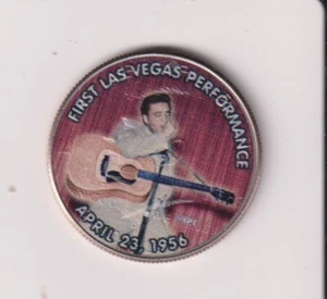 ELVIS PRESLEY MÜNZSAMMLUNG ERSTE LAS VEGAS PERFORMANCE - Bild 1 von 1