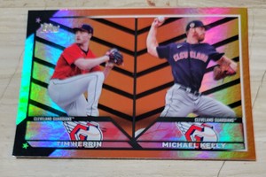 2023 Topps Update Tim Herrin Michael Kelly #US45 Orange & Black Foil RC Rookie 