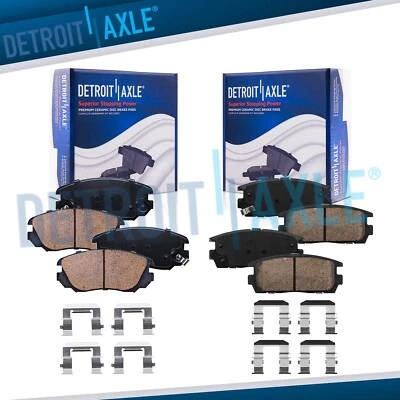 Front & Rear Ceramic Brake Pads for 2010 2011 2012 2013 2014-17 Equinox Terrain - Image 1 of 4