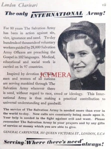 ANUNCIO DEL EJÉRCITO DE SALVACIÓN, impresión original pequeña de 1946: 666/80 - Imagen 1 de 1
