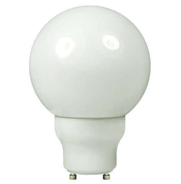 TCP GU24 Covered CFL Bulbs Energy Star Compliant 14W G25 Globe (33114G25) - Image 1 of 2
