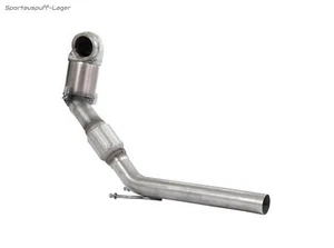 HJS Edelstahl Ø70mm Frontpipe mit Sport-Kat Skoda Octavia RS und 1.8l Typ 5E - Bild 1 von 5