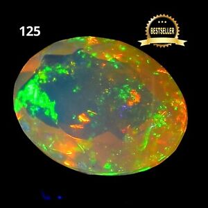 Natural Ethiopian Opal Faceted Cut Welo Fire AAA Quality Opal Cut Loose Gemstone