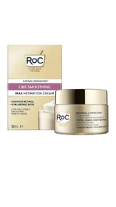 ROC LINE SMOOTHING MAX HYDRATION CREAM ADVANCE RETINOL HYALURONIC ACID 50ml NEW - Picture 1 of 1