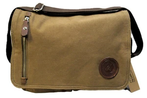 Borsa per laptop Egoelife in tela messenger marrone nuova con etichetta - Foto 1 di 6