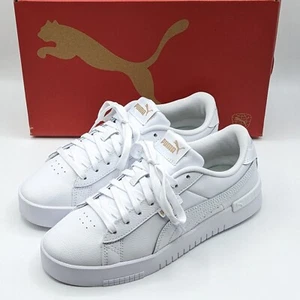 Puma "Court Sneaker" Damen Retro Walking Tennisschuh (PUMA White / Gold) NEU - Bild 1 von 18